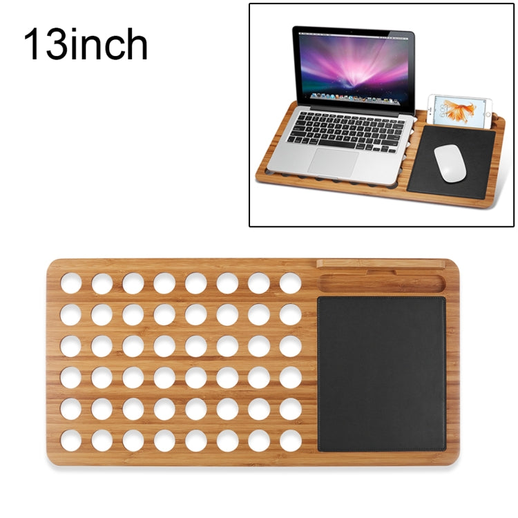 Universal Laptop Bamboo Stand for 15 inch Laptops , Size: 61 x 29.5 x 1.4cm
