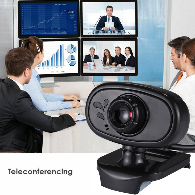 MSK-03 480P USB Camera WebCam with Microphone(Black)