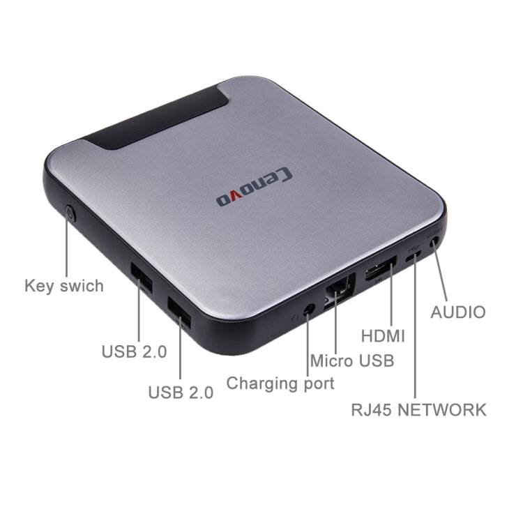 Cenovo MINIPC2 TV Box Windows 10 Mini PC, Intel Cherry Trail Z8300 Quad Core 1.84GHz, RAM: 4GB, ROM: 64GB, Support WiFi / HDMI / Bluetooth / USB(Black)