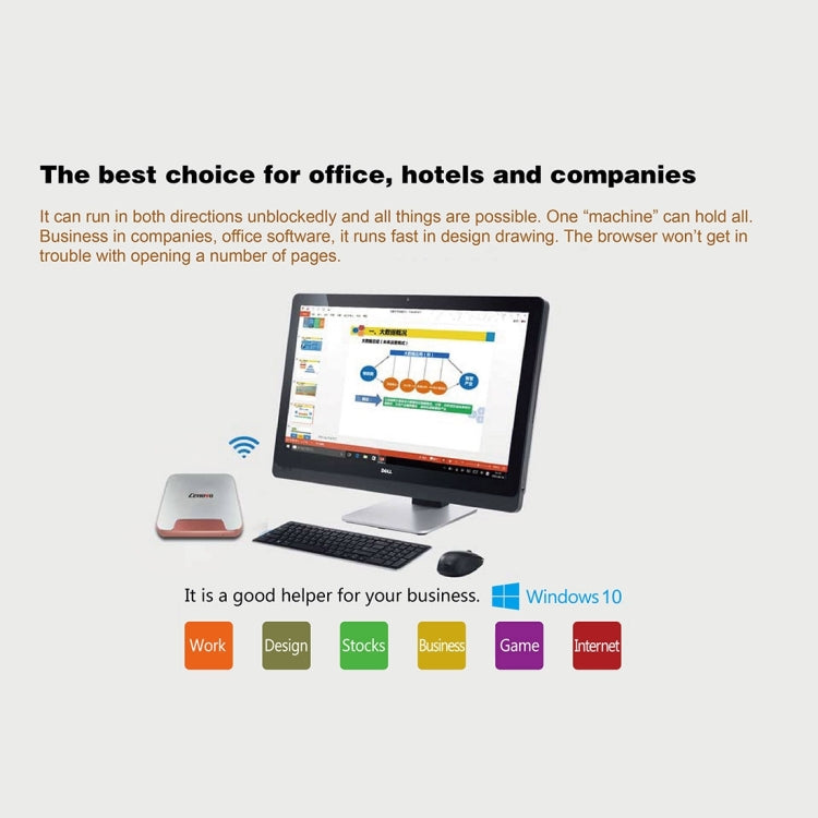 Cenovo MINIPC2 TV Box Windows 10 Mini PC, Intel Cherry Trail Z8300 Quad Core 1.84GHz, RAM: 2GB, ROM: 32GB, Support WiFi / HDMI / Bluetooth / USB(Silver)