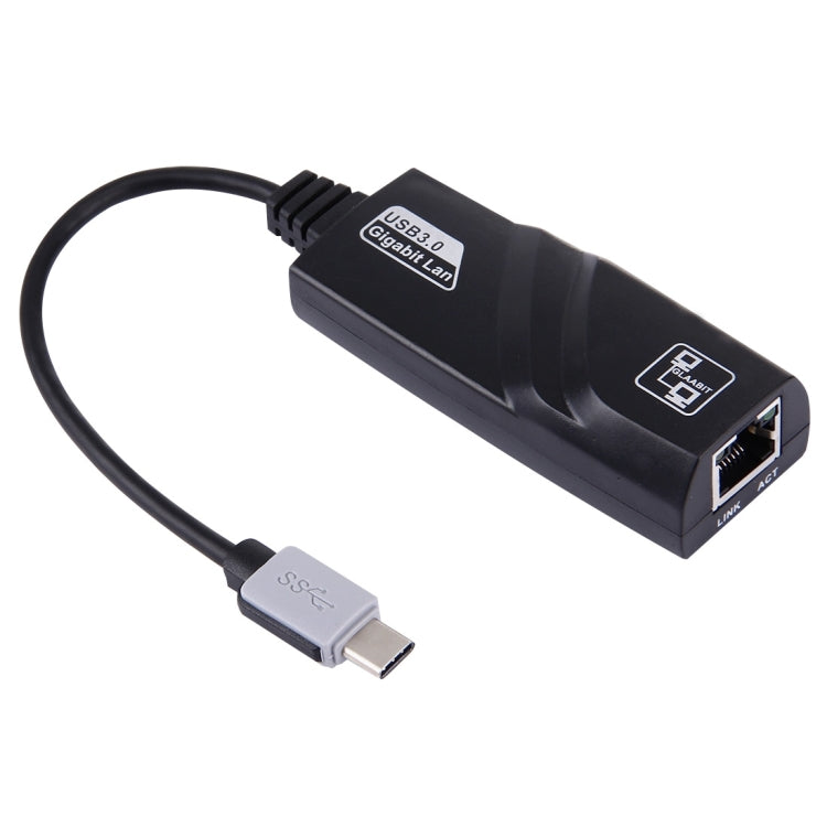 USB-C / Type-C 3.1 Male to Gigabit Ethernet RJ45 LAN Adapter for Macbook / ChromeBook / Tablet PC / Laptop PC