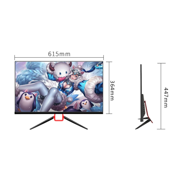 27 inch 75Hz HD 1080P Flat Panel Screen MVA LCD Display Gaming Monitor without Frame