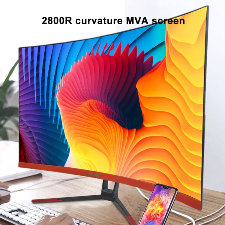 27 inch 75Hz HD 1080P Curved Screen MVA LCD Display Gaming Monitor without Frame