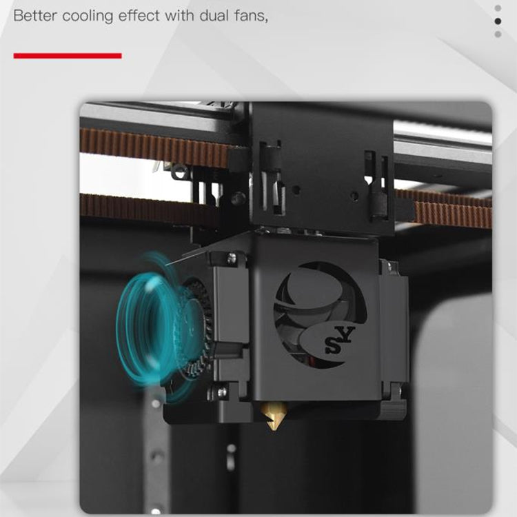 [US Warehouse] 3.5 inch Touch Screen Auto-leveling Pause Resume Printing Desktop 3D Printer with Crystal Glass Platform
