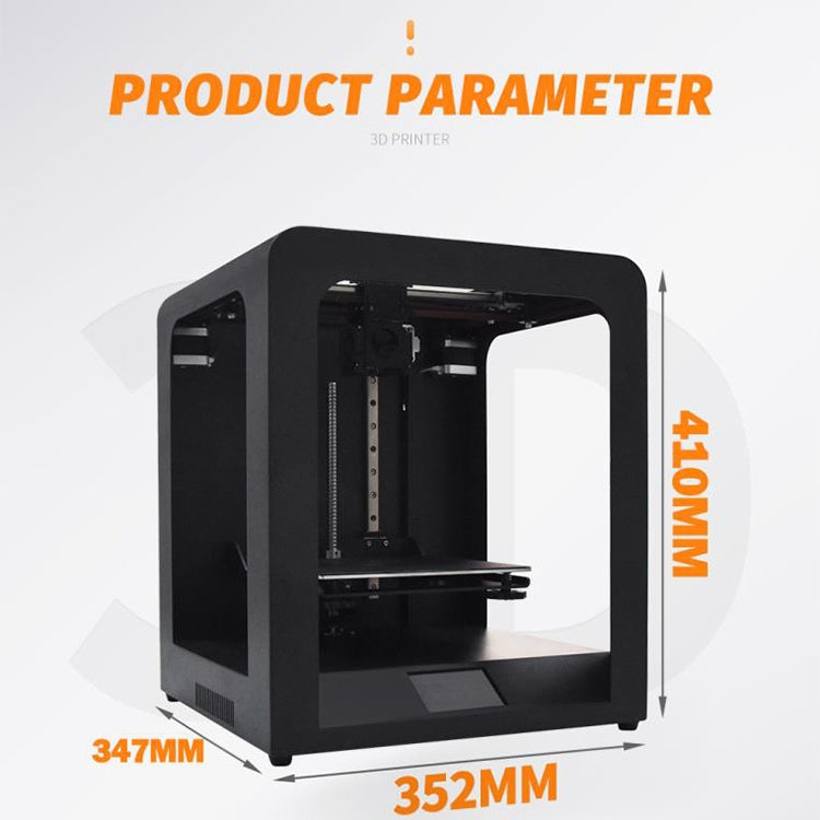 [US Warehouse] 3.5 inch Touch Screen Auto-leveling Pause Resume Printing Desktop 3D Printer with Crystal Glass Platform