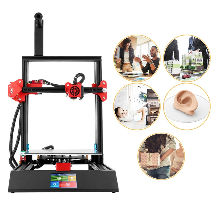 [US Warehouse] M09 3.5 inch Screen Auto-leveling Auto Feeding 3D Printer with Aluminum Heated Bed Tempered Glass Platform