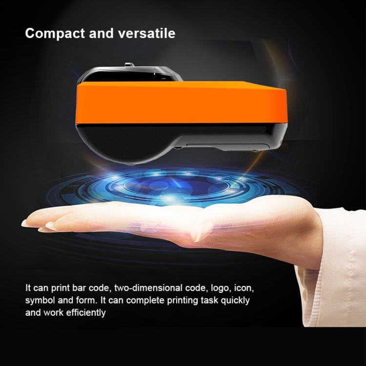 Automatic Label Printer Handheld Portable Small Bluetooth Thermal Printer(Red)