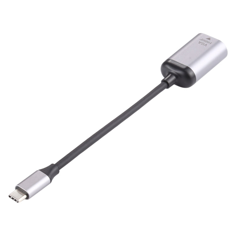 1080P VGA Female to Type-C / USB-C Male Connecting Adapter Cable