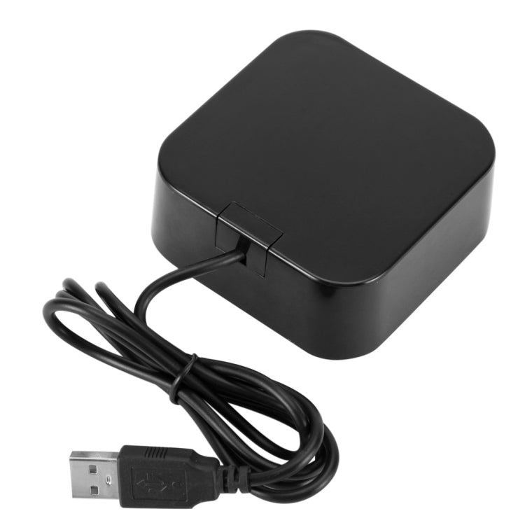 USB 2.0 COMBO Multi-function Card Reader TF + SD + ID Card + HUB x 3 Card Reader (Black)