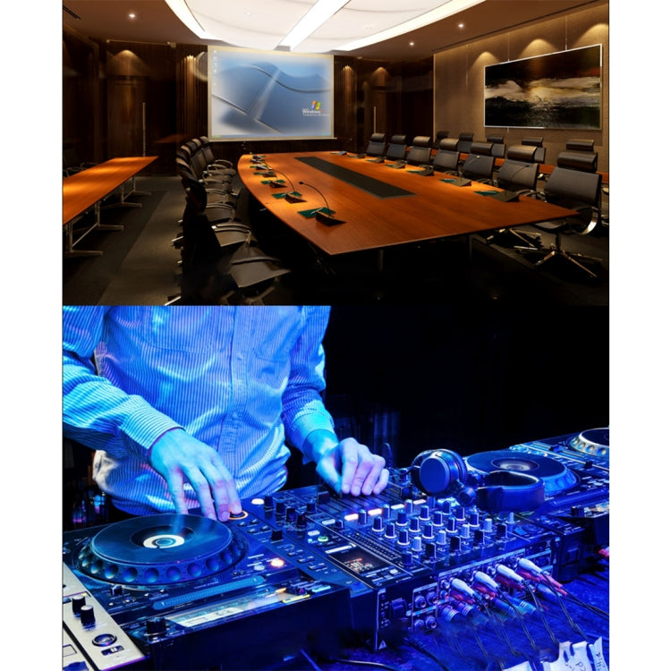 4.5m PVC + Tin Plated Copper Wire OFC 2RCA Male to 2RCA Male Gold-Plated Car Audio Video AV Cable for Sound Mixer Amplifier / DVD / Microphone