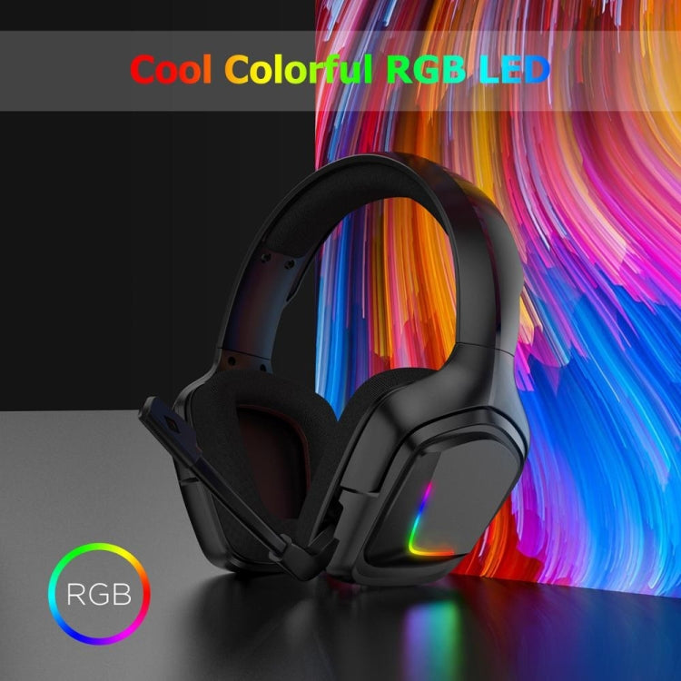 K20i Stereo Gaming Headset with Microphone RGB Light for XBox One / Laptop Tablet  - Black