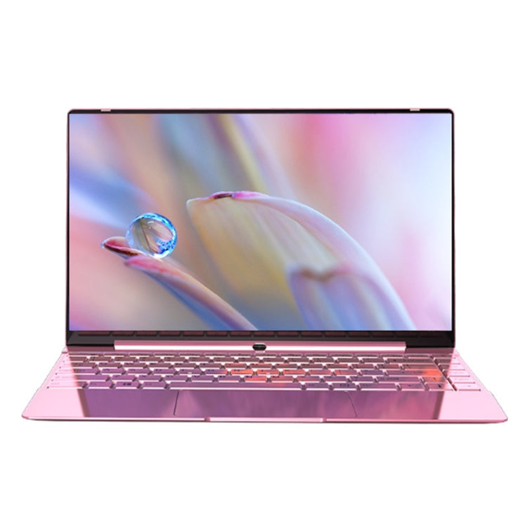 F20 Laptop, 14 inch, 12GB+128GB, Windows 10 OS, Intel Celeron N5095 Quad Core 2.0-2.9GHz, Support TF Card & Bluetooth & WiFi, US Plug(Rose Gold)