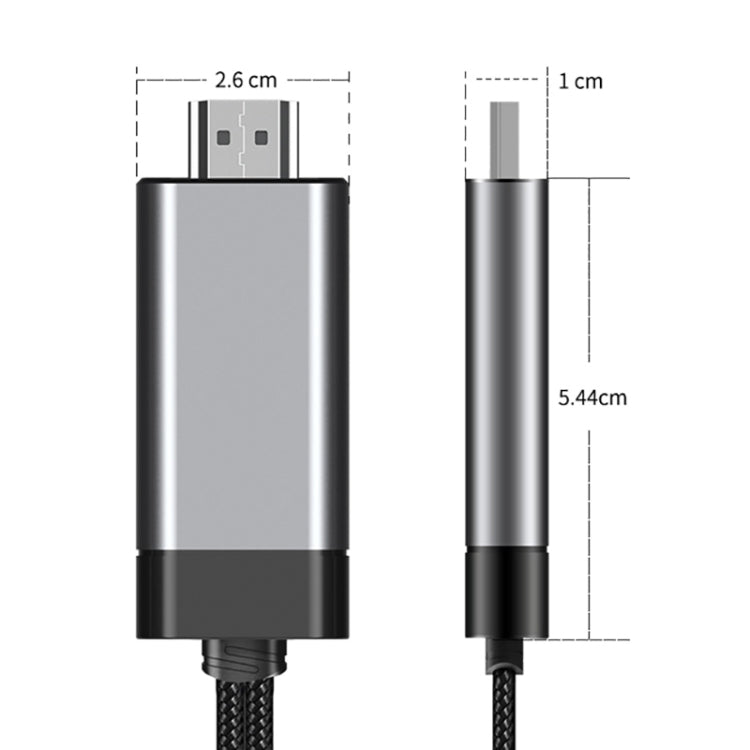 LD29 3 in 1 Micro USB + Type-C / USB-C to HD-MI + USB Android OS 1080P HDTV Dongle Cable, Plug and Play