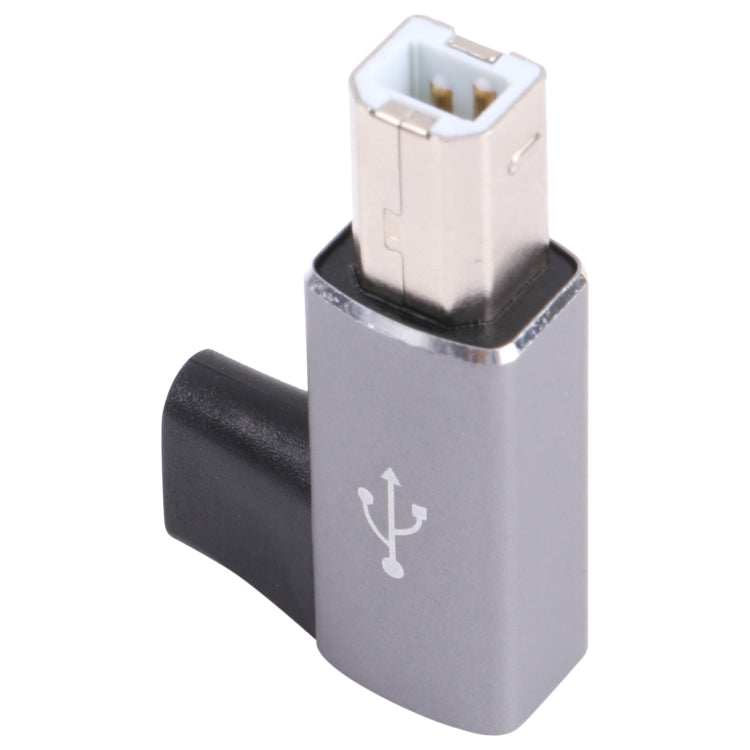 USB-C / Type C Female to USB 2.0 B MIDI Male Adapter for Electronic Instrument / Printer / Scanner / Piano