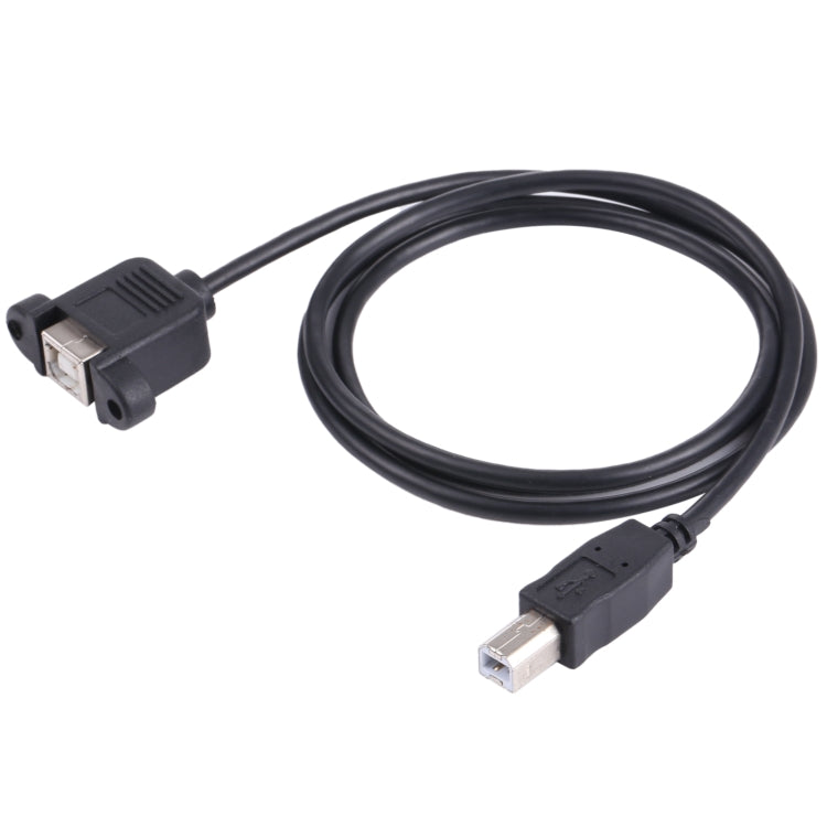 USB BM to BF Printer Extension Cable with Screw Hole, Length: 1.5m
