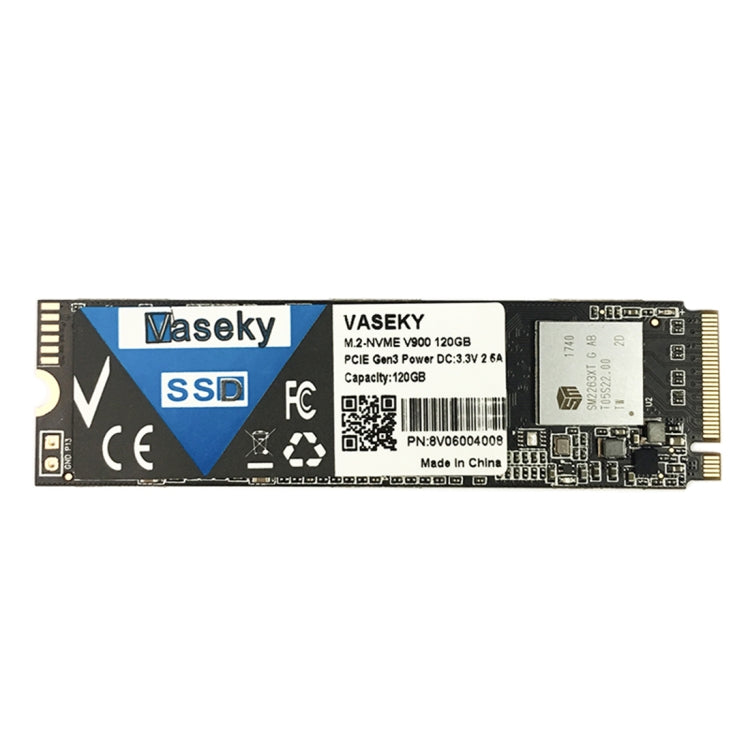 Vaseky M.2-NVME V900 120GB PCIE Gen3 SSD Hard Drive Disk for Desktop, Laptop