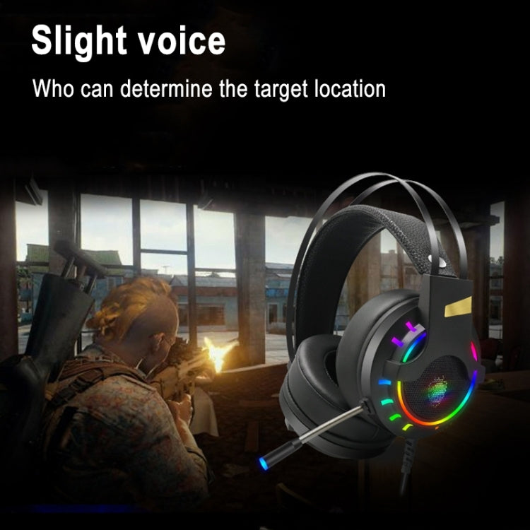 K3 Virtual 7.1 Stereo RGB Backlit Headset with Microphone (Black)