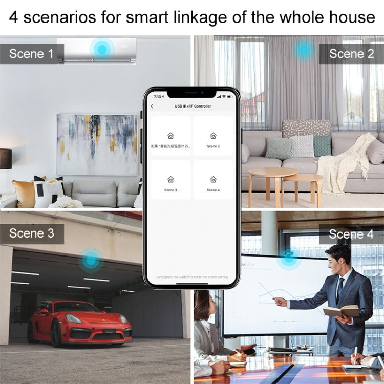 WIFI Smart IR+RF433 Controller Smart Home Universal Remote Control