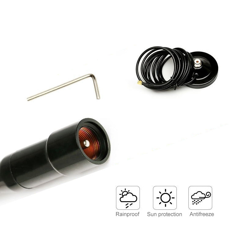 230MHz Sucker 18dbi High Gain Amplified Car Radio Antenna with RG58 Cable