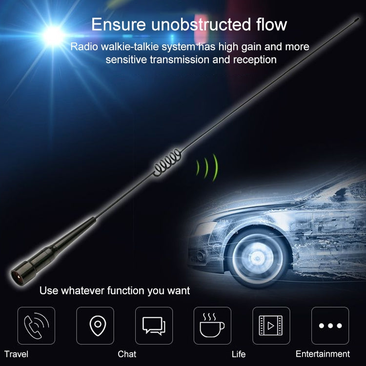 230MHz Sucker 18dbi High Gain Amplified Car Radio Antenna with RG58 Cable