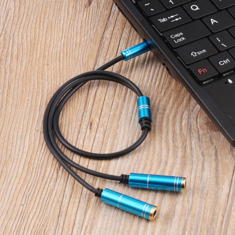 2 x 3.5mm Female to 3.5mm Male Adapter Cable
