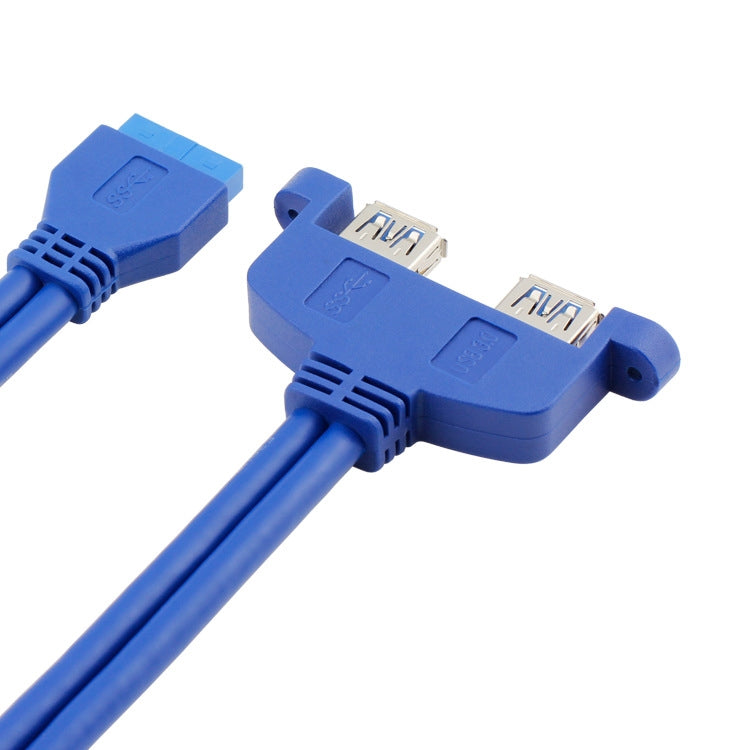USB3.0 20P F/2AF PCI Rear Baffle Cable