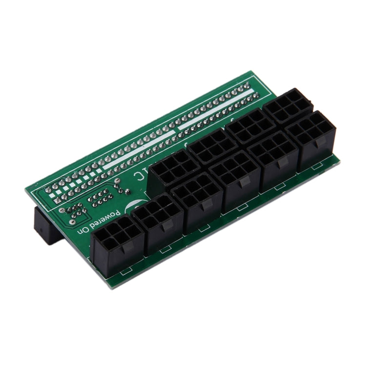 Server PowerBoard to 10 Groups 6 Pin Adapter Converter Board Plate