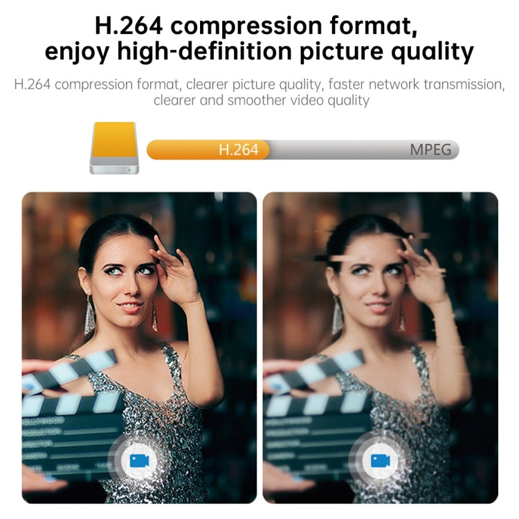 HD USB Stream Camera Webcam with Microphone