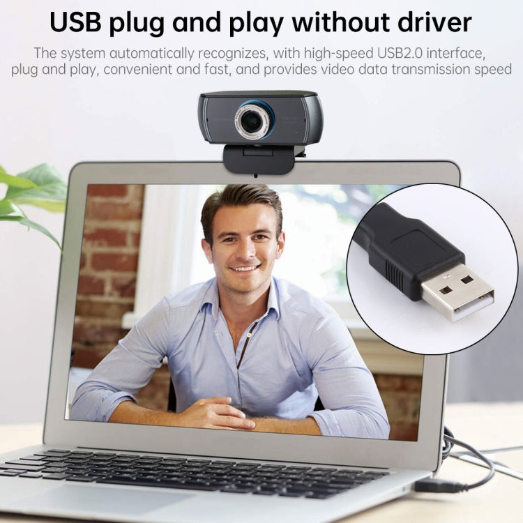 HD USB Stream Camera Webcam with Microphone