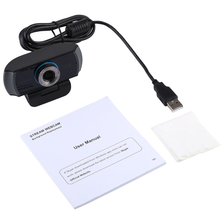 HD USB Stream Camera Webcam with Microphone