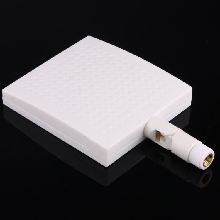 12dBi SMA Male Connector 2.4GHz Panel WiFi Antenna(White)