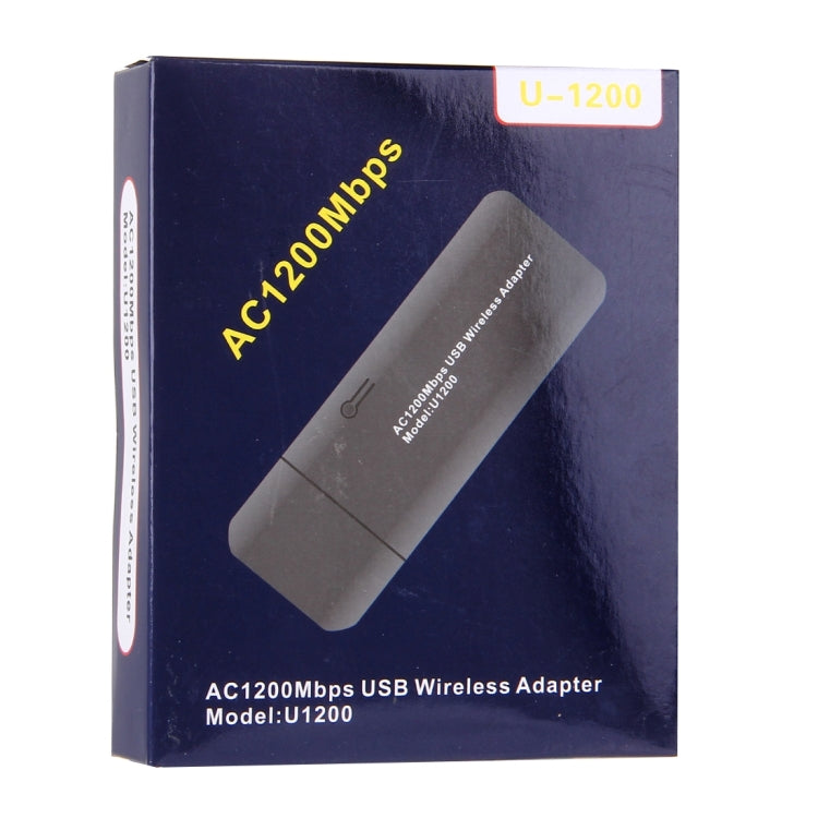 U1200 USB 3.0 Wireless AC1200Mbps 2.4GHz / 5GHz WiFi Network Adapter