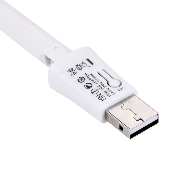 SM-N150M1-W2 USB 2.0 150Mbps 2.4GHz WiFi Wireless Adapter + 5DBi Antenna, IEEE 802.11b / 802.11g / 802.11n, 64/128Bit WEP, WAP, WAP2