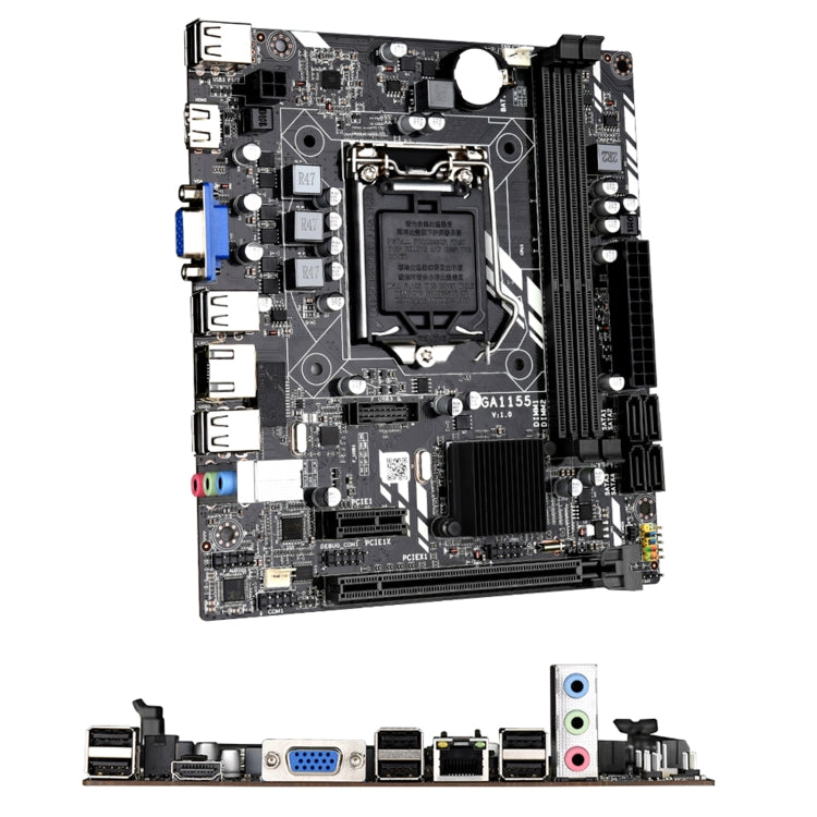 H61M 16G DDR3 x 2 All Solid State Motherboard