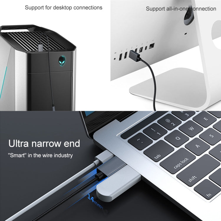 TA1A-C1 USB Male to 3.5mm Audio Female Earphone Adapter(Silver Grey)