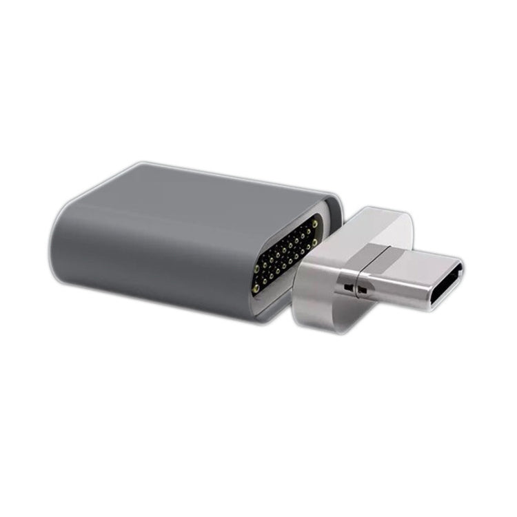 Straight USB-C / Type-C 3.1 Male to USB-C / Type-C 3.1 Female 20 Pin Magnetic Adapter