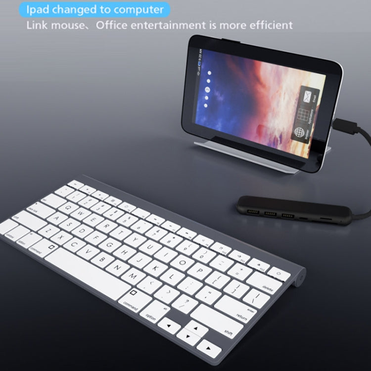 YAOMAISI 7 in 1 Extender USB3.0+ card reader + charging , Support PD Fast Charging, Data Transmission 5G / S for Macbook