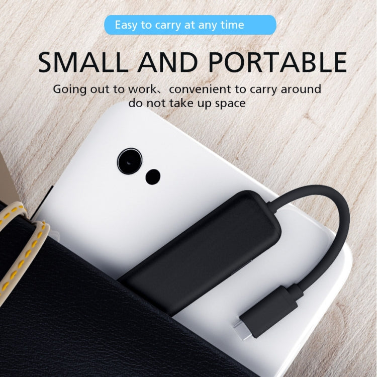 YAOMAISI 7 in 1 Extender USB3.0+ card reader + charging , Support PD Fast Charging, Data Transmission 5G / S for Macbook