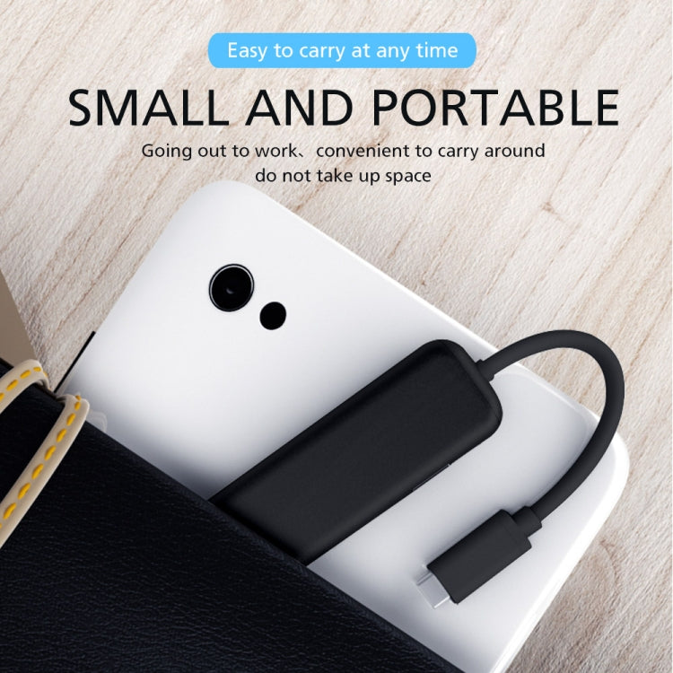 YAOMAISI 5 in 1 Extender USB3.0+ card reader + charging , Support PD Fast Charging, Data Transmission 5G / S for Macbook