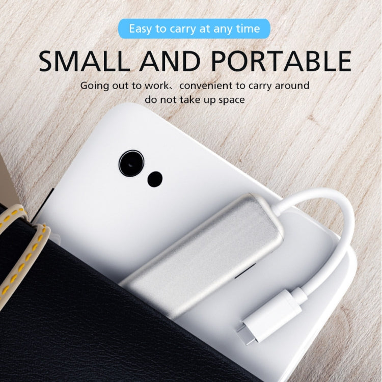 YAOMAISI 5 in 1 Extender USB3.0+ card reader + charging , Support PD Fast Charging, Data Transmission 5G / S for Macbook