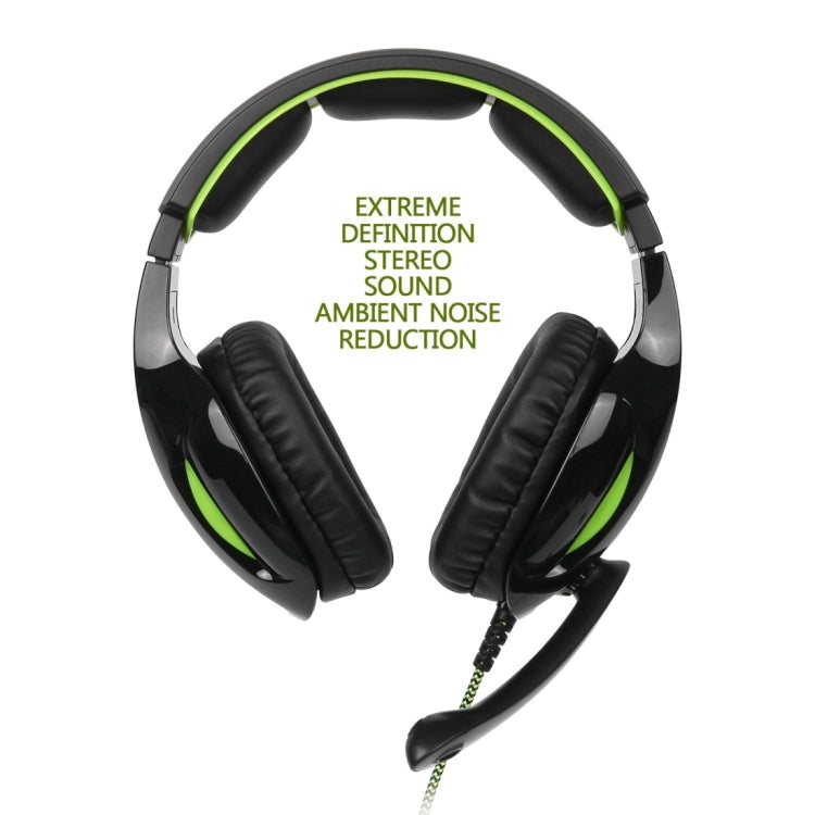 SUPSOO G813 3.5mm Stereo Gaming Headset Wired Music Headphone with Wire Control & Mic & 3.5mm 2 in 1 Audio Line for PC, Laptop, Tablet, Phones
