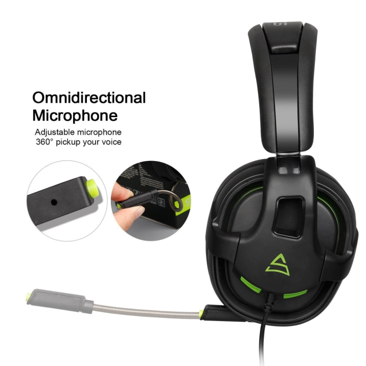 SUPSOO G818 3.5mm Stereo Gaming Headset Wired Music Headphone with Wire Control & Mic & 3.5mm 2 in 1 Audio Line for PC, Laptop, Tablet, Phones