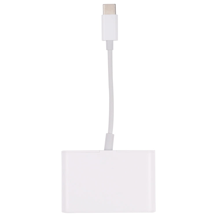 S-205 3 in 1 CF Card / TF Card / SD Card Reader For USB-C / Type-C Devices