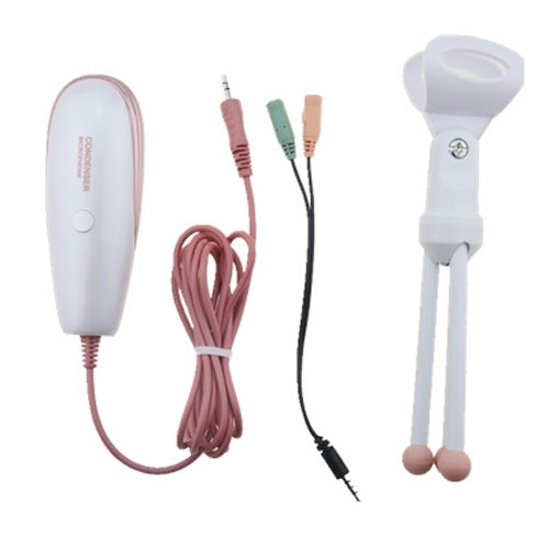 Yanmai SF500B Professional Condenser Sound Recording Microphone with Tripod Holder, Cable Length: 1.8m, Compatible with PC and Mac for Live Broadcast Show, KTV, etc.(Pink)