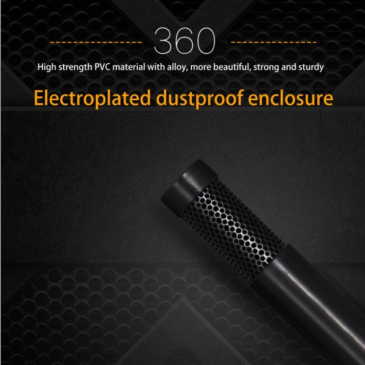 Yanmai SF555 Mini Professional 3.5mm Jack Studio Stereo Condenser Recording Microphone, Cable Length: 1.5m, Compatible with PC and Mac for Live Broadcast Show, KTV, etc.