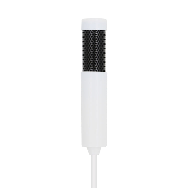 Yanmai SF555 Mini Professional 3.5mm Jack Studio Stereo Condenser Recording Microphone, Cable Length: 1.5m, Compatible with PC and Mac for Live Broadcast Show, KTV, etc.