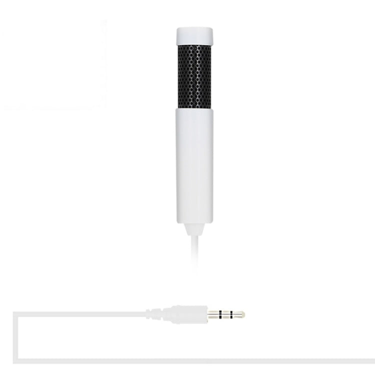 Yanmai SF555 Mini Professional 3.5mm Jack Studio Stereo Condenser Recording Microphone, Cable Length: 1.5m, Compatible with PC and Mac for Live Broadcast Show, KTV, etc.