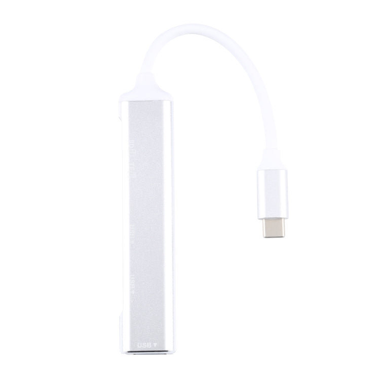 5 in 1 USB-C / Type-C 3.1 to SD / TF Card Slot + 3 USB 3.0 Ports Multifunctional Docking Station HUB