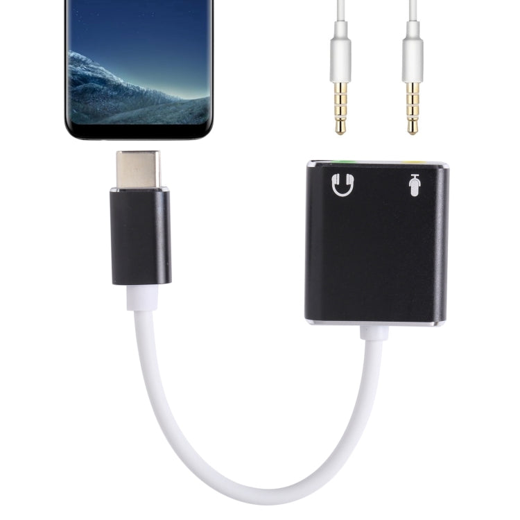 USB-C / Type-C to Jack 3.5mm Earphone Microphone Sound Card