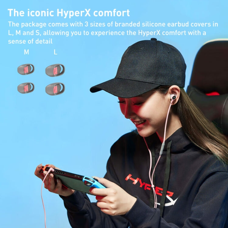 Kingston HyperX HEPE1-MA-PK/G Skylark In-Ear Gaming Earphone(Pink)